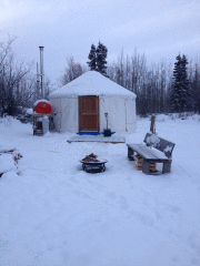 Authentic Mongolian yurt